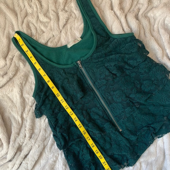 URBAN OUTFITTERS Pins & Needles Green Zipper Tank - Picture 4 of 4